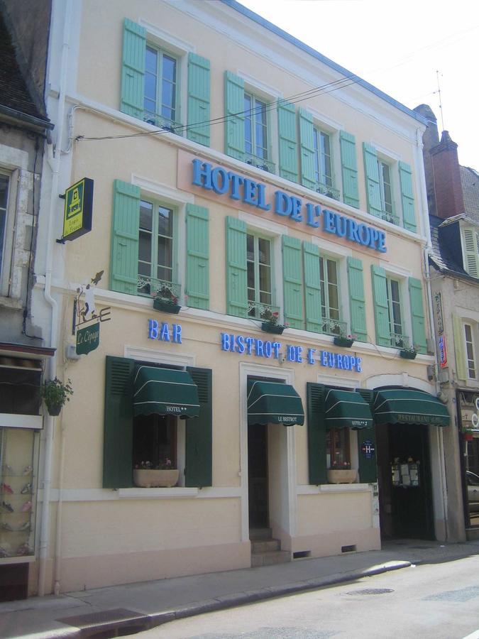 Logis De L'Europe Restaurant Le Cepage Ξενοδοχείο Corbigny Εξωτερικό φωτογραφία